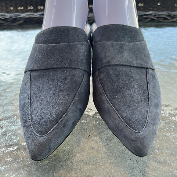 Cole Haan Marlee Mule Loafers Women’s Size 8 Gray Suede Pointed Toe Flats - Picture 2 of 8